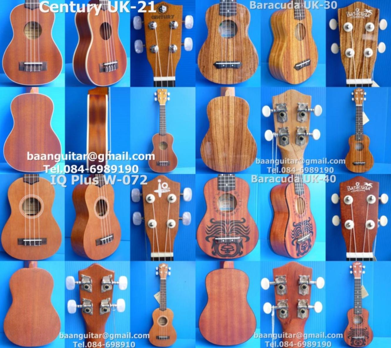 >>>>>ขาย Ukulele อูคูเลเล่ กีต้าร์ฮาวาย ของใหม่มือหนึ่ง ราคา 1,200-8,400 บาทครับ<<<<< รูปที่ 3