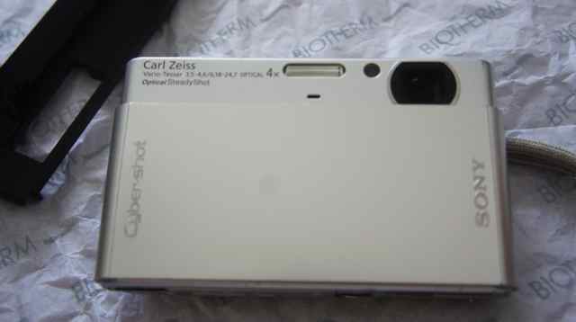 กล้อง  Sony Cyber-shot DSC-T77 ( 10GB) สี Silver พร้อม แบต โซนี่ แท้ 2 ก้อน  รูปที่ 1