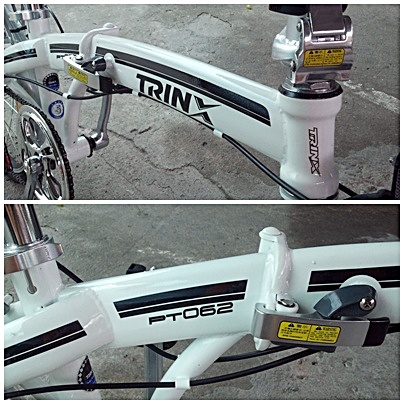 จำหน่ายจักรยานพับได้ จักรยานเสือภูเขา มินิทัวร์ริ่ง ขายจักรยาน TRIN X 20'' เกียร์ SHIMANO 6 สปีด รูปที่ 7