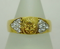 แหวนทองคำฝังเพชร นน.4.72 g