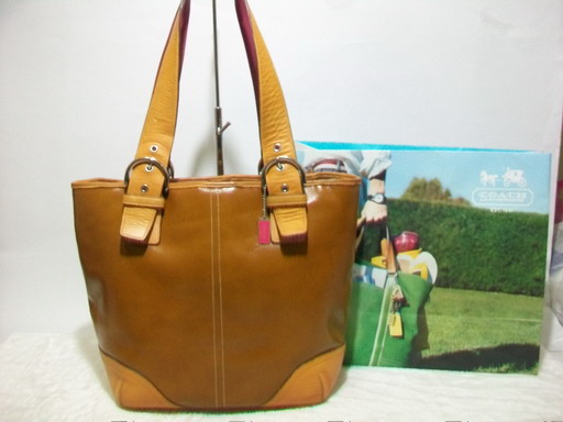 Coach soho pleated leather tote bag ของแท้สภาพเหมือนใหม่ รูปที่ 1