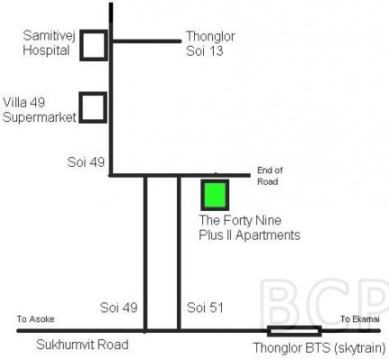 49 Plus II: 2 BR + 2 Baths, 81 Sq.m, 3rd fl for Sale รูปที่ 6