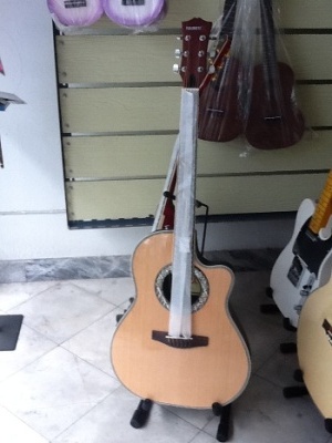 ขายกีต้าร์โปร่งไฟฟ้าหลังเต่ายีห้อ PARAMOUNT ของใหม่ 025855718-0859972494 www.staccato-music.com  รูปที่ 1