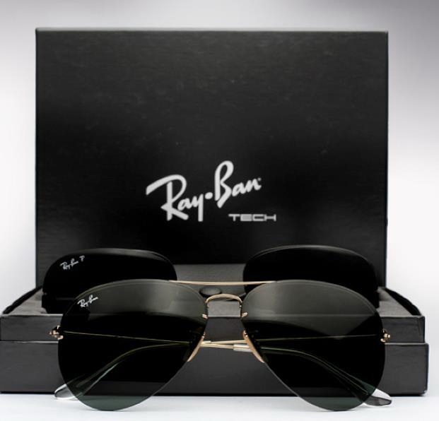 RayBan RB3460 ขอบเงิน Size 56 รูปที่ 1