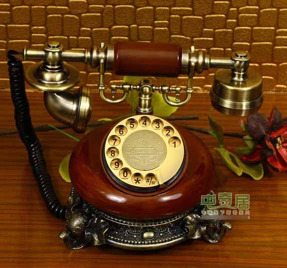โทรศัพท์บ้าน2012แบบโบราณตกแต่งบ้านให้สวยสไตล์วินเทจ รูปที่ 1