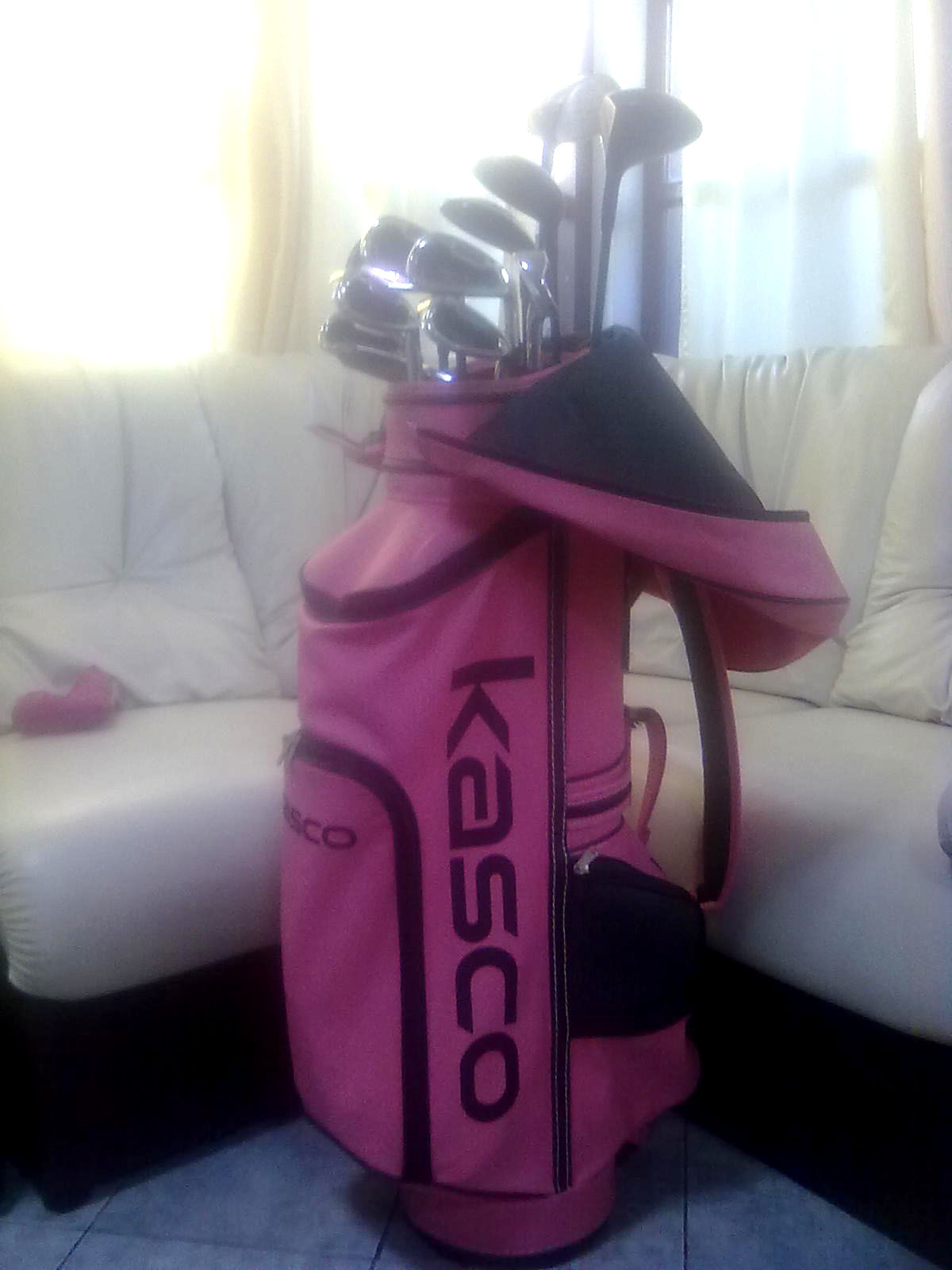 Kasco Dimpals lady fullset สำหรับผู้หญิง สีชมพูม่วง มีทั้งหมด 12 ชิ้น Driver ,FW4, U5, U7, 5-S, PUTTER +ถุงกอล์ฟ รูปที่ 3