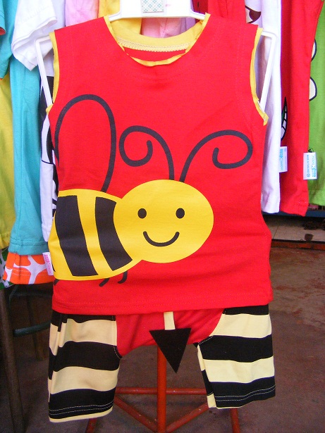ชุดเด็ก เสื้อ & กางเกงก้นบานมีหางน่ารัก ๆ พร้อมส่งค่ะ รูปที่ 4