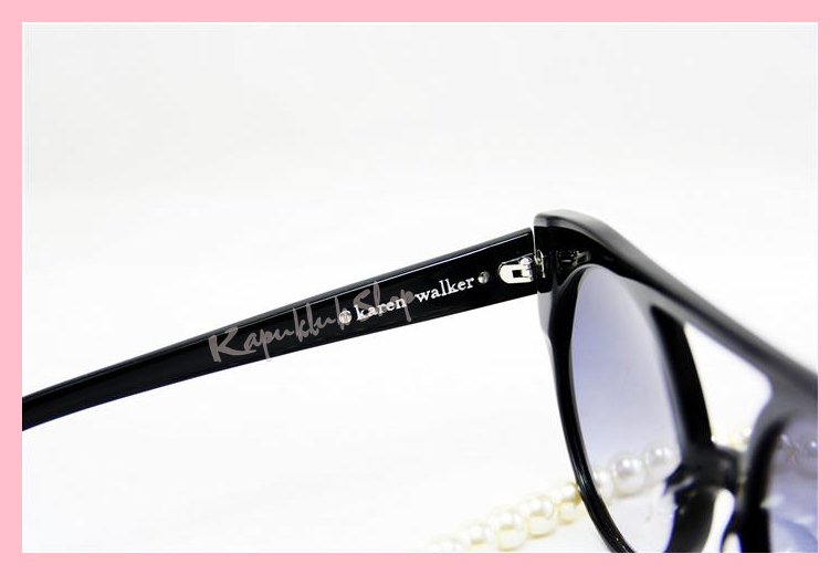 แว่น Karen Walker Sunglasses The Village - Black เกรดมิเรอร์ รูปที่ 6