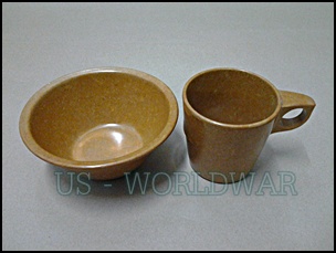 ชุดถ้วยแก้วกาแฟทหาร US รูปที่ 1