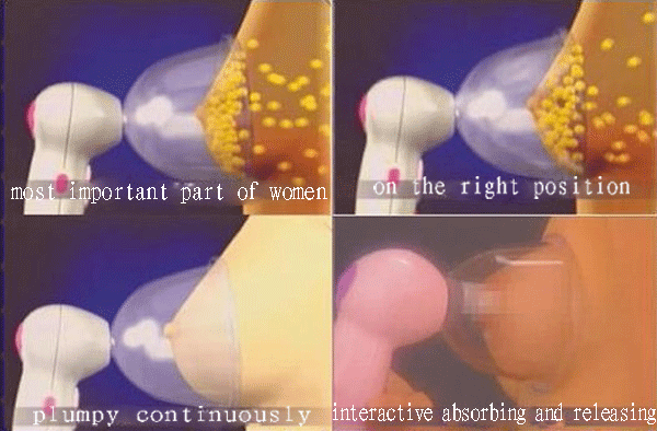 เครื่องดูดสลายไขมัน & เครื่องกระตุ้นหน้าอก 2in1 Breast enlarge pump up handy machine รูปที่ 2