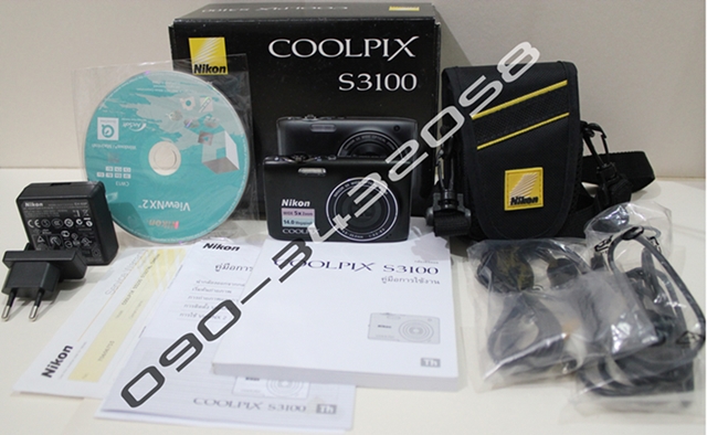 Nikon coolpix s3100 กล้อง 14 ล้านพิกเซล จัดส่ง EMS ฟรี รูปที่ 1