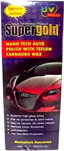 น้ำยาเคลือบสีรถยนต์วีพลั๊ส ซุปเปอร์โกล์ด V-plus Super Gold สูตรดูปองค์เทฟล่อนนาโน Nano tech auto polish with Teflon carnauba waxสุดยอดน้ำย รูปที่ 1