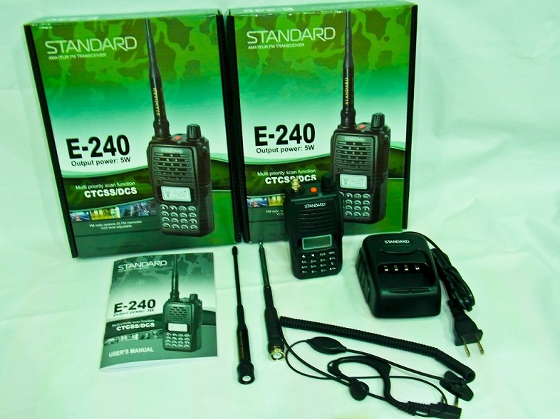 STANDARD E-240 144-145Mhz สำหรับนักวิทยุสมัครเล่น และ TYT TH-3R PLUS 245Mhz รูปที่ 1