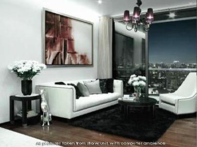 The Address 28: 1 BR + 1 Bath, 45 Sq.m, 23rd fl for Sale รูปที่ 4