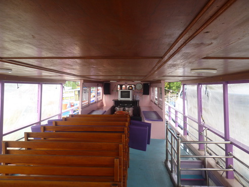 เรือไม้ตะเคียน ท่องทะเล ขนาด 180 ที่นั่ง รูปที่ 4