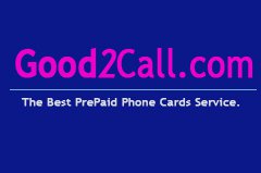 Good2call.com จำหน่าย บัตรโทรศัพท์ระหว่างประเทศกว่า 250 ประเทศทั่วโลก รูปที่ 1