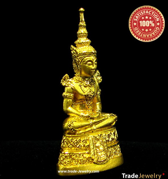 พระแก้วมรกต เนื้อทองคำ ( พระพุทธมหามณีรัตนปฎิมากร ) กรมสรรพสามิตครบรอบ 64 ปี รูปที่ 4
