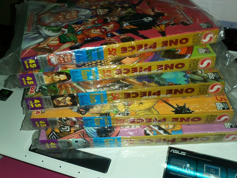 ขายone piece มือหนึ่งสภาพใหม่ยังไม่ได้แกะห่อ เล่ม52-56 ค่ะ รูปที่ 1