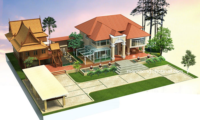 รับสอน 3ds max,vray, sketchup, photoshop, illustrator, coreldraw รูปที่ 4