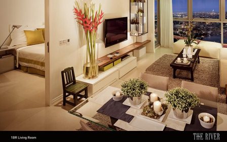 The River: 1 BR + 1 Bath, 58 Sq.m, 20th fl for Sale รูปที่ 2