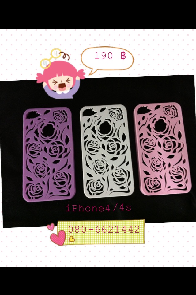จำหน่ายเคส iPhone4/4s, BB มีแต่ลายน่าร๊าก  แน่คุณภาพดี ราคาถูกคร๊า รูปที่ 4