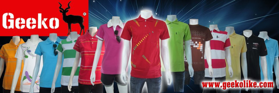 ฟรี เปิดร้านขายเสื้อผ้า เสื้อโปโล เสื้อยืด เสื้อกวาง ยี่ห้อ Geeko รับฟรีแผ่นป้ายโฆษณาร้านของท่าน ขนาดใหญ่ สินค้าขายดี... รูปที่ 1