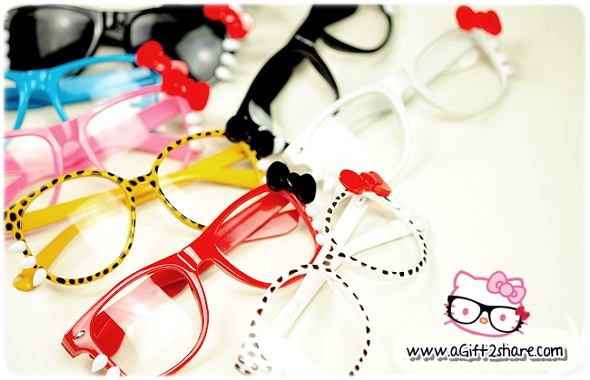 แว่นตาคิตตี้ kitty glasses สุดน่ารัก แบ๊วสุดๆ พร้อมส่ง ไม่ต้อง Pre-Order จ๊าาา รูปที่ 1