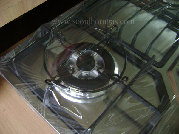 เตาฝัง 2 หัวเตา หน้าเตาแก๊สสแตนเลสแท้ luckyflame รุ่น LBS-902N รูปที่ 6