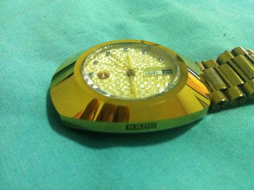 ขายนาฬิกา RADO DIASTAR ของแท้ หน้าปัดเพชรพลอยทั้งหน้า ซื้อจากเยอรมัน 17,000 บาท ต่อรองได้ !!! รูปที่ 1