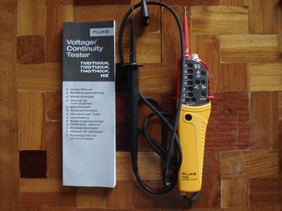 Fluke T100 Voltage & Continuity Tester รูปที่ 1
