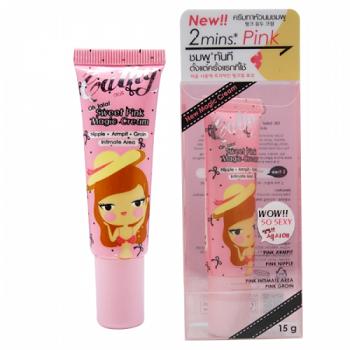 Cathy Doll Oh Lala Sweet Pink Magic Cream ครีมปรับสีผิวตามข้อพับต่างๆในร่างกายให้ขาวอมชมพูใสขึ้น ภายใน 2 นาที รูปที่ 1