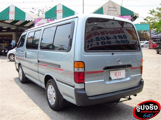 ขายรถตู้หลังคาเตี้ย TOYOTA HIACE เกียร์AUTO ดีเซลเจ้าของเดียวจากป้ายแดงสวยมาก รถใช้งานส่วนตัวอเนกประสงค์ไม่มีชน รูปที่ 5
