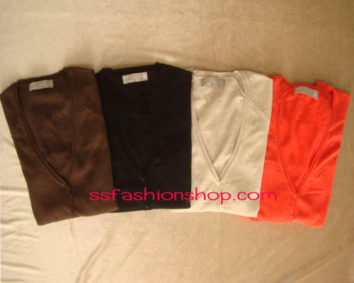 เสื้อคลุม ZARA Knit-Cardigan แบบตัวสั้น,เดรส H&M รูปที่ 1