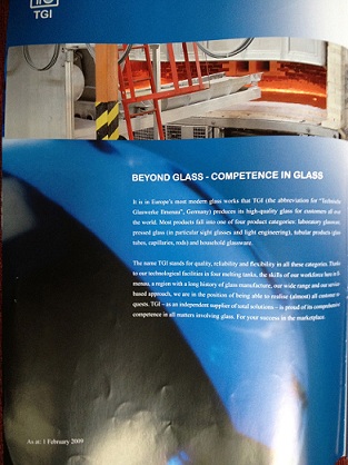 แท่งแก้วดูระดับน้ำบอยเลอร์ หรือ sight glass หรือ level gauge glass ยี่ห้อ ilmadur รูปที่ 2