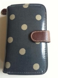 ขายกระเป๋าตังค์ Cath Kidston Spot Folded Zip Wallet