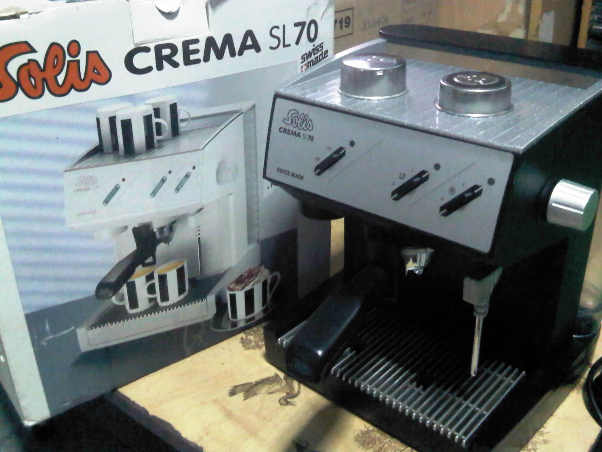 ขายเครื่องชงกาแฟมือสอง Solis Crema SL 70 ราคา 12,900 บาท รูปที่ 1