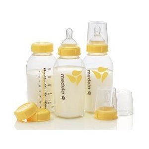 ขายขวดนม Medela ขนาด 8 ออนซ์ พร้อมจุกนมขนาด 2 รู เซต 3 ขวด รูปที่ 1