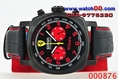 www.watchdd.com>> PANERAI Ferrari Chronograph DLC FER00038 สายหนัง (King Size) จับเวลาได้จริง