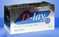 ขาย D-lay sx 1 กล่อง 40 ชิ้น (ใช้ได้ 40 ครั้ง) D-lay Sx : โลชั่นสมุนไพรสำหรับท่านชายที่ต้องการความนุ่มนวลและเนิ่นนาน