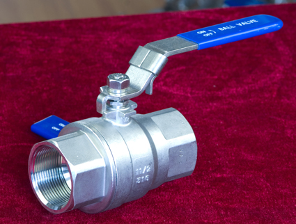 2 pc ball valve with lock รูปที่ 3