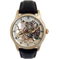 Top Rated Rotary Mens Watch GS02520 03 with Gold Dial and Leather Strap