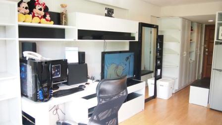 Rain Tree Villa: Studio + 1 Bath, 34 Sq.m, 2nd fl for Rent รูปที่ 2