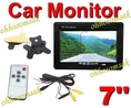 ขายจอติดรถยนต์ มอนิเตอร์(Monitor) 7 นิ้ว สำหรับดูวิดีโอ ดีวีดีและกล้องถอยหลัง จอขนาดใหญ่ 7 นิ้ว
