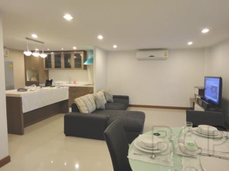 189 Apartment: 3 BR + 2 Baths, 120 Sq.m for Rent รูปที่ 2