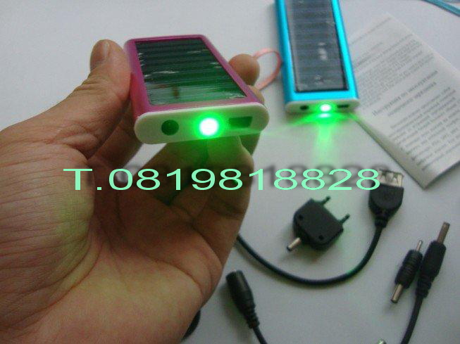 ที่ชาร์จแบตมือถือ พลังงานแสงอาทิตย์ 1350mAh ...ไม่ง้อไฟฟ้า..ไม่พลาดการสื่อสาร!!! รูปที่ 4