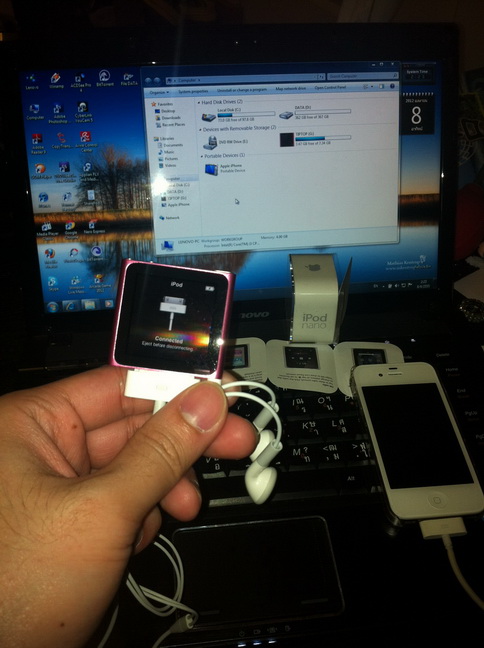 # ขาย Apple iPod Nano 8GB (Pink) 6th-Gen  มือสองของผมเอง # รูปที่ 1