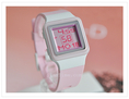 ขายนาฬิกา casio รุ่นLDF-20-4AVDR นาฬิกาสำหรับผู้หญิง สีสวยชมพูหวาน