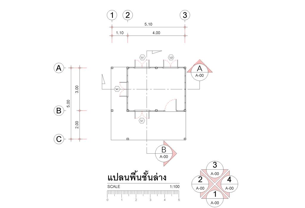 แบบบ้านไม้รีสอร์ท สวยพร้อมก่อสร้าง รูปที่ 3