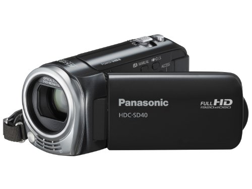Low Price Panasonic SD40 Full HD Camcorder Black SD Card Recording x16.8 Optical Zoom  รูปที่ 1