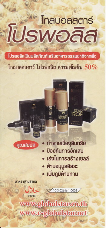 โปรพอลิส(propolis)ผลิตภัณฑ์เสริมอาหารธรรมชาติจากผึ้ง รูปที่ 1